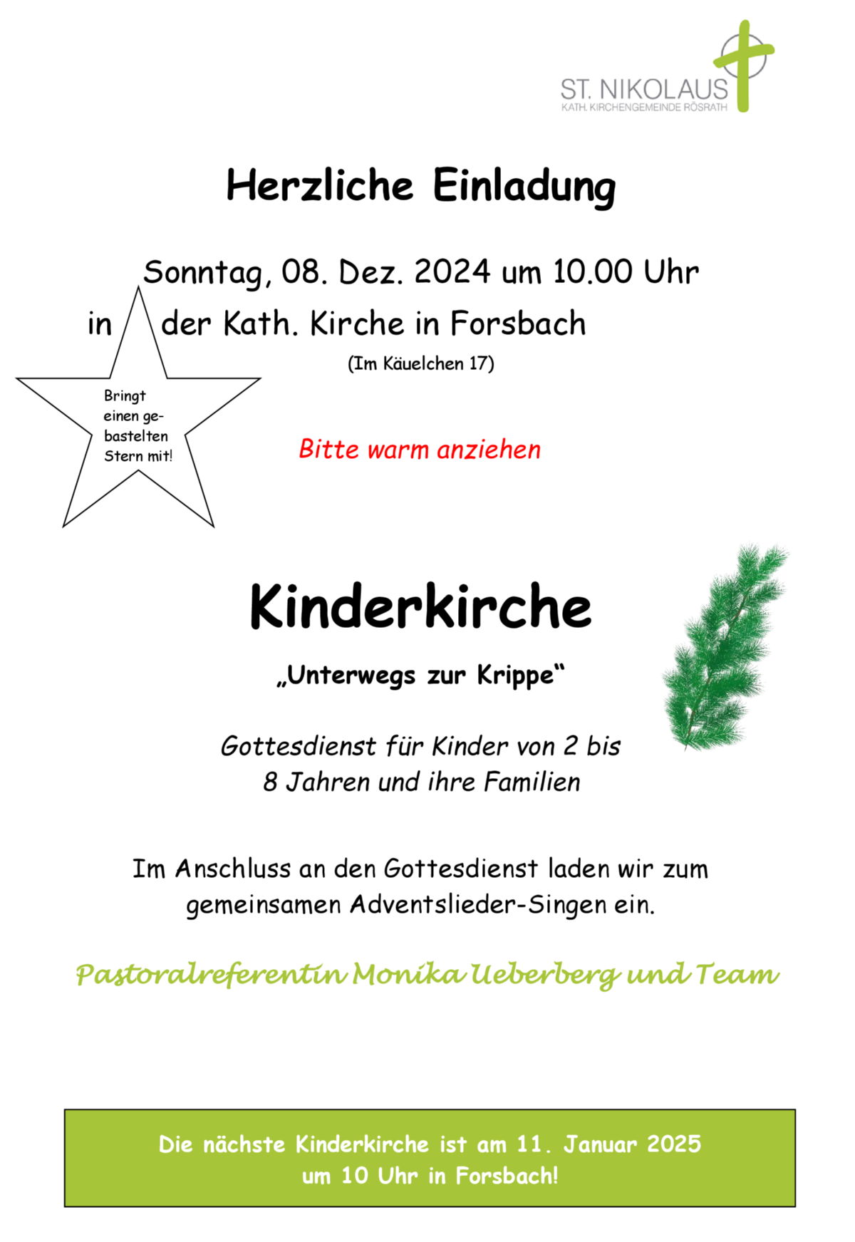 2024 Kinderkirche 8.Dez.n (c) Kath. Kirchengemeinde St. Nikolaus Rösrath